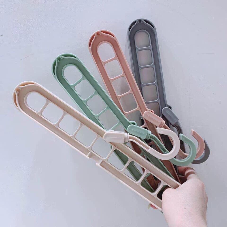 COMBO 03 Móc treo quần áo Đa Năng 9 lỗ Tiết Kiệm không gian