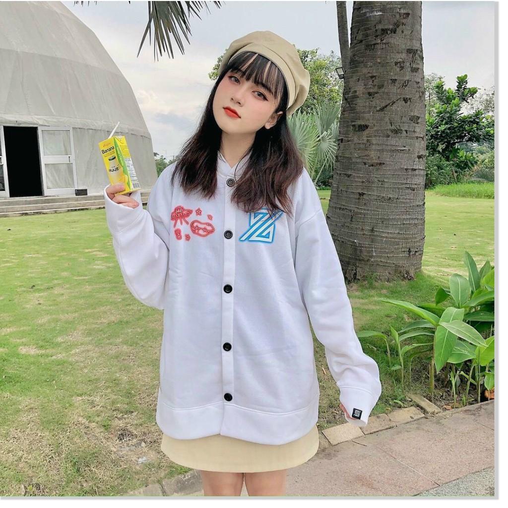 Áo khoác nữ hoodie nỉ hoạ tiết chữ cùng logo siêu đẹp phong cách hiện đại thời thượng hót