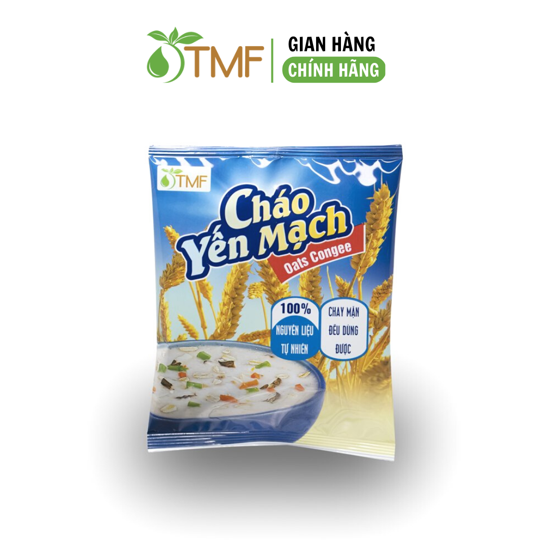 Cháo yến mạch gạo lứt gói ăn liền dinh dưỡng tiện lợi 50g TÂM MINH FOODS