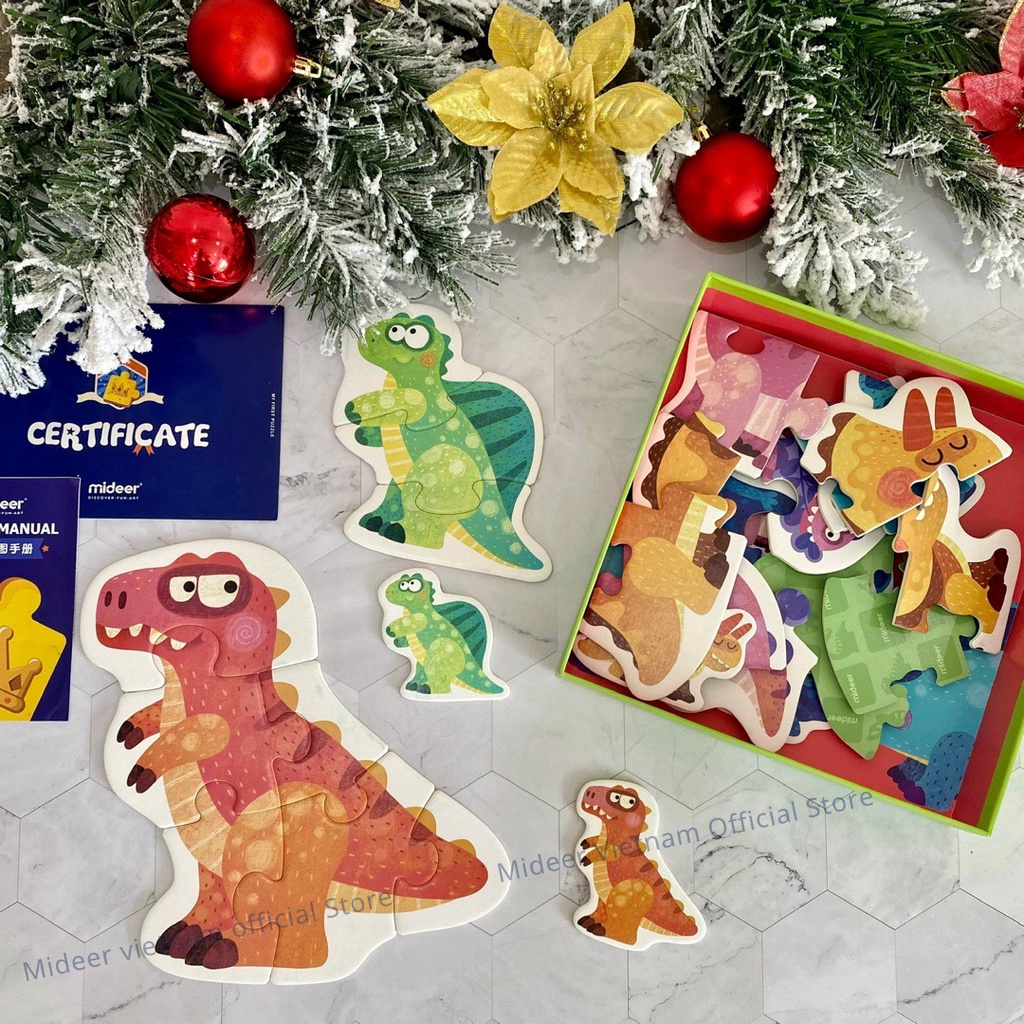 Bộ Đồ Chơi Xếp Hình Khủng Long My First Puzzle Dinosaur, Đồ Chơi Giáo Dục Cho Bé