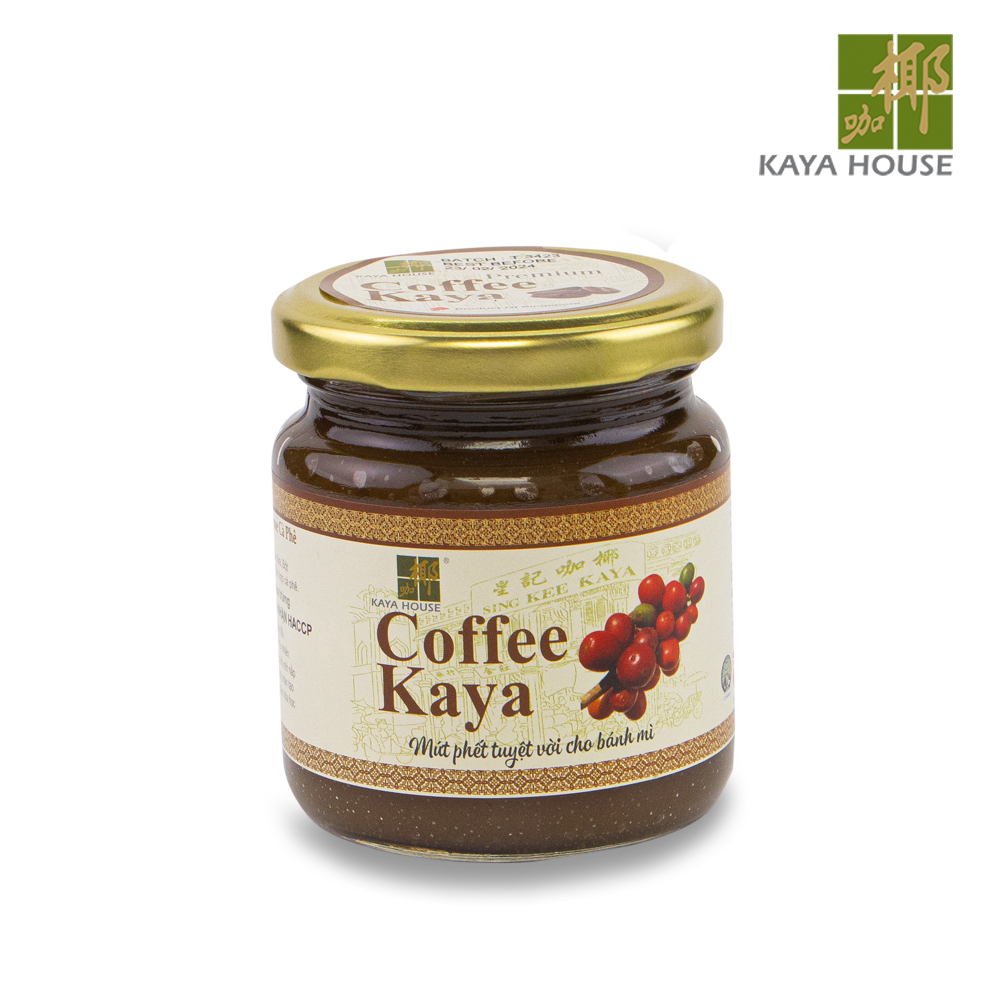 Mứt Kaya Singapore Coffee túi 1000G - Kaya House - Ăn kèm với Sandwich, làm nguyên liệu nấu ăn