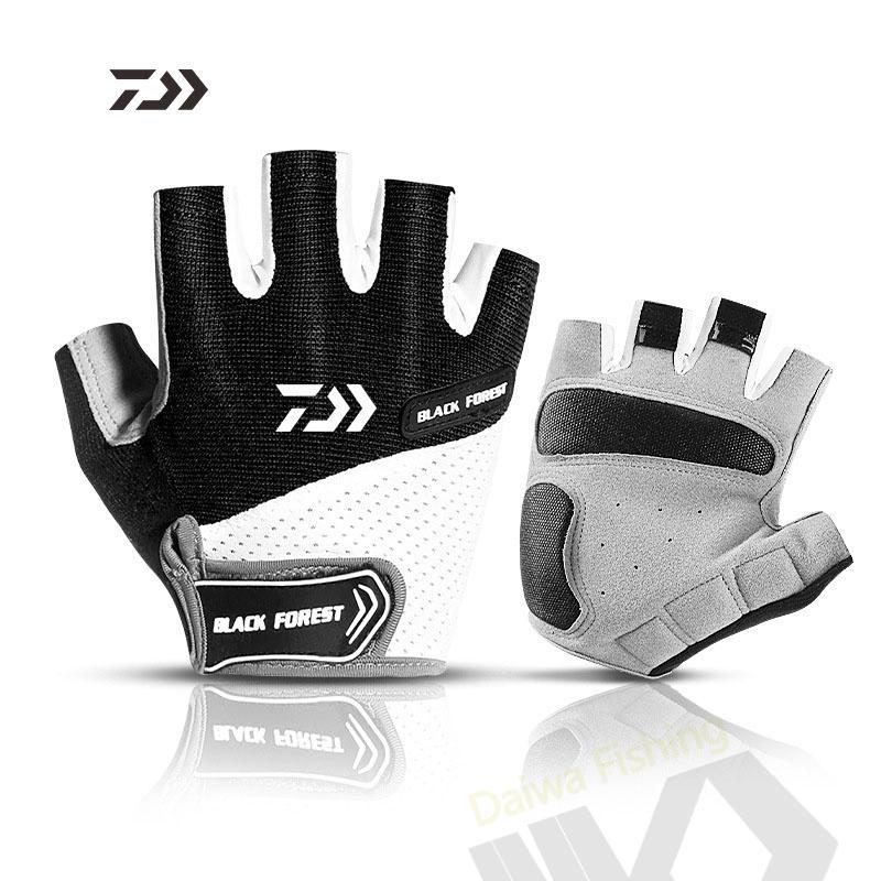 Cây Mùa Hè Câu Cá Quần Áo Thoáng Khí Mềm Chống Trượt Chống Sốc Núi Daiwa Găng Tay Câu Cá Thể Thao Ngoài Trời Đạp Xe Đi Bộ Đường Dài