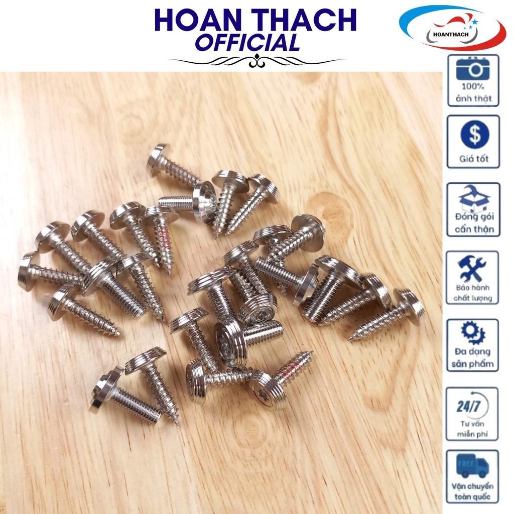 Bộ Ốc Áo Mẫu Thái Inox 304 cho xe máy Exciter 155 ( 27 con ), HOANTHACH SP017376