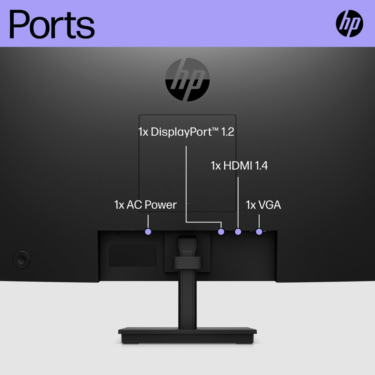 Màn hình HP V24i G5 65P59AA 23.8 inch FHD/ 75Hz/5ms IPS - Hàng Chính Hãng