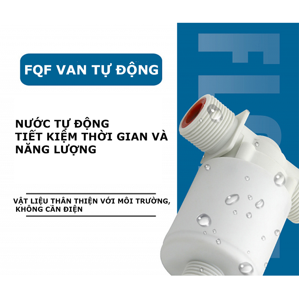 Phao cơ tự động đứng Phao Cơ Thông Minh thế hệ mới tự ngắt khi đầy bồn tặng kèm băng tan,ống cút