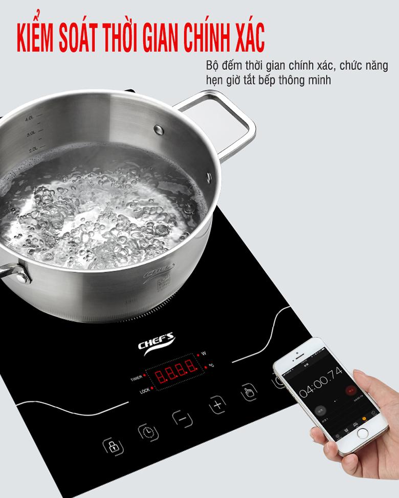 Bếp từ đơn âm Chef's EH-IH22A 2200 W - Hàng Chính Hãng
