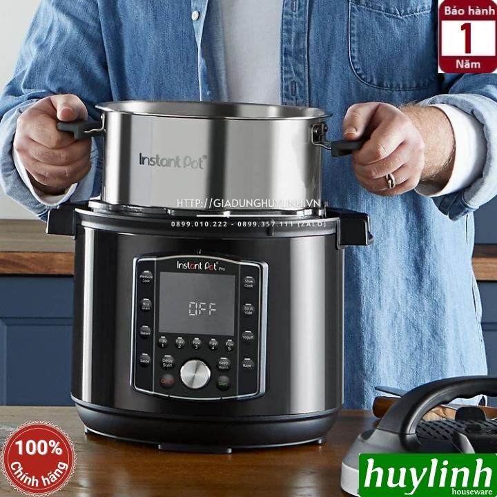 Nồi áp suất điện tử 10 trong 1 Instant POT PRO - 10-in-1 - 5.7 lít - 28 chức năng - Hàng chính hãng