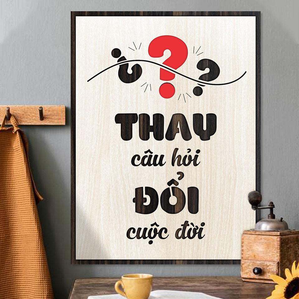 Tranh động lực TBIG125 - Thay câu hỏi đổi cuộc đời