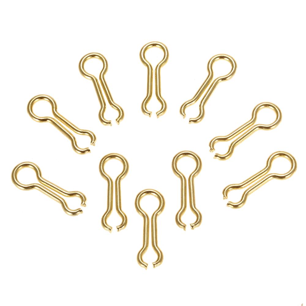 Bộ 200 cái mắt dây đồng thau cần câu cá