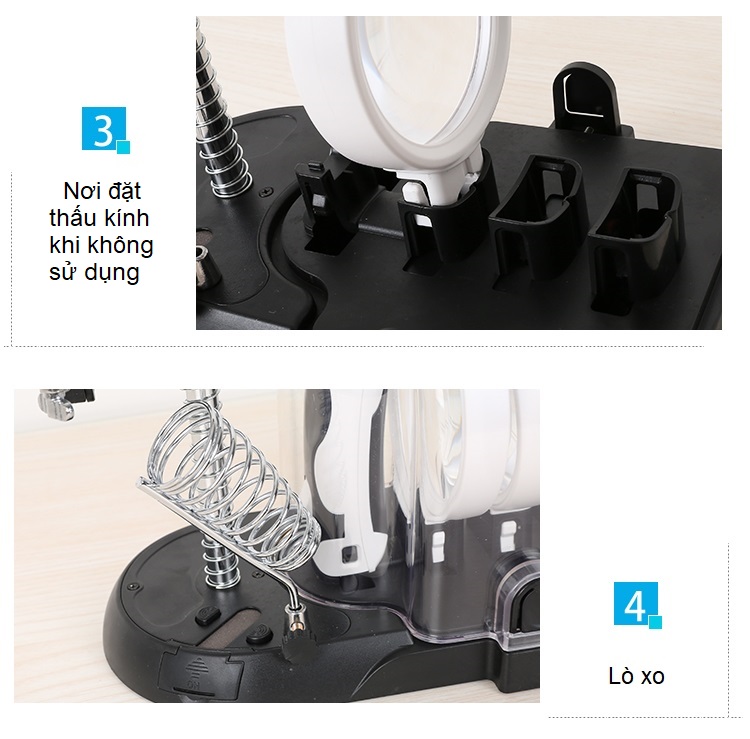 Kính lúp hỗ trợ hàn mạch điện tử cao cấp V5