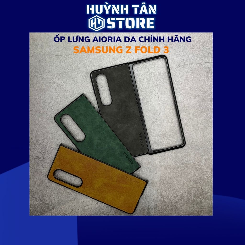 Ốp lưng z fold 3 chống bám vân tay bảo vệ camera AIORIA DA phụ kiện điện thoại huỳnh tân store