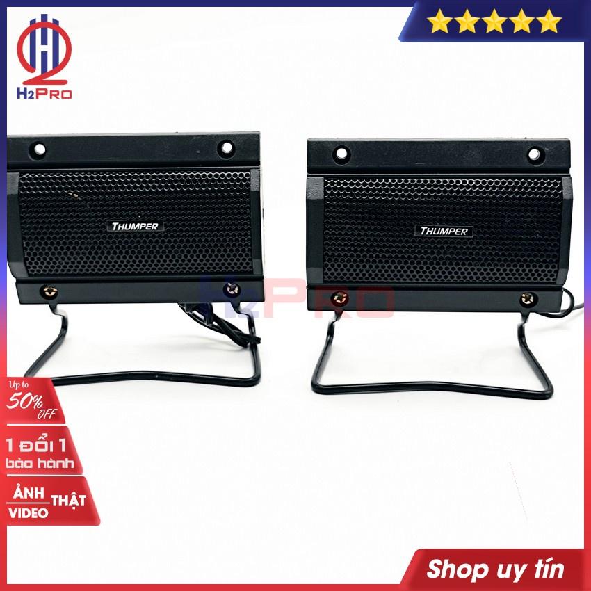 Đôi loa siêu treble thạch anh Thumper 112 H2Pro 20W (2 loa), cao cấp-tiếng sáng (tặng cặp tụ 20K-đã hàn trong loa)