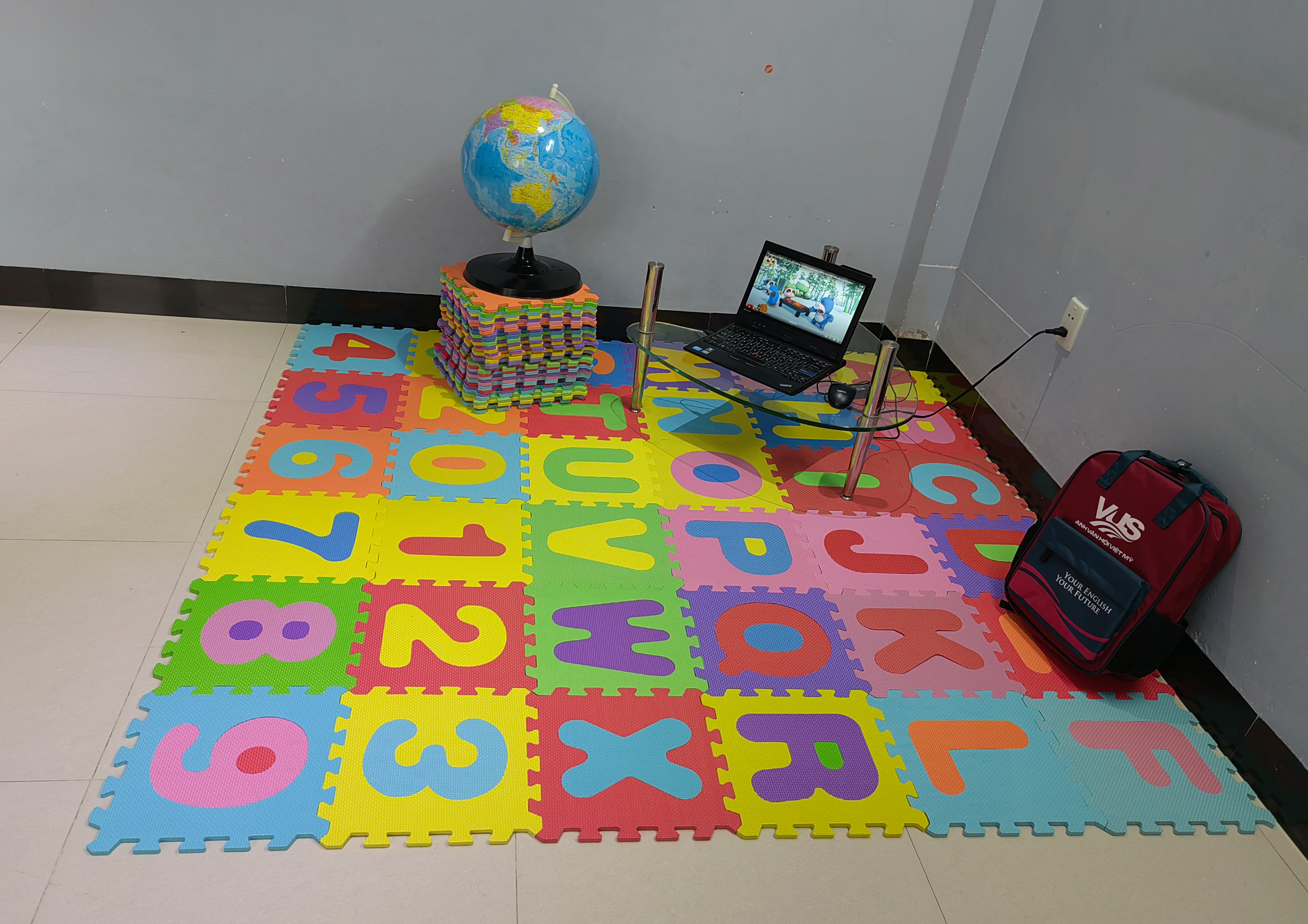 36 TAM Thảm xốp lót sàn chữ số cho bé trường học tại nhà tiện nghi và với môi trường tiêu chuẩn Châu Âu(32x32x1.0）