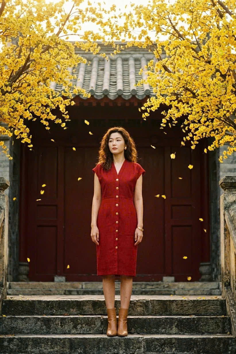 Đầm Ôm Body Tweed Đỏ Dự Tiệc thời trang thiết kế Hity Dre084