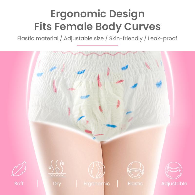 Kinh Nguyệt Quần Lót Nặng Thời Kỳ Khăn Vệ Sinh Đồ Lót Cho Lochia Miếng Tã Quần Chống Thấm Nước Người Cao Tuổi Tã Cho Nằm Liệt Giường