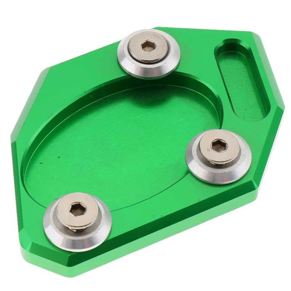 Motorcycle Kickstand Side Stand Extension Plate Pad For Kawasaki NINJA 300