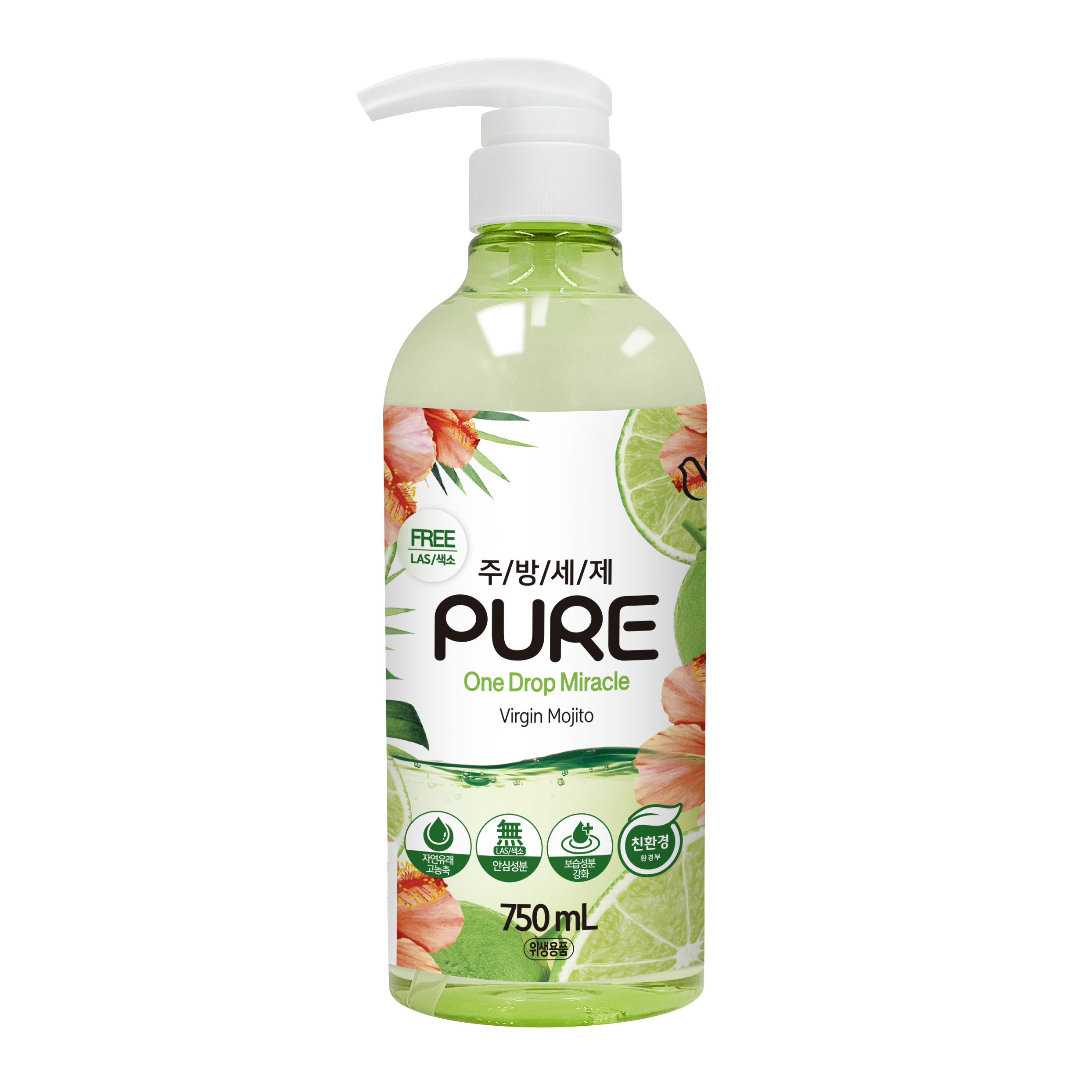 Nước rửa chén bát Hàn Quốc Pigeon Pure 750ml