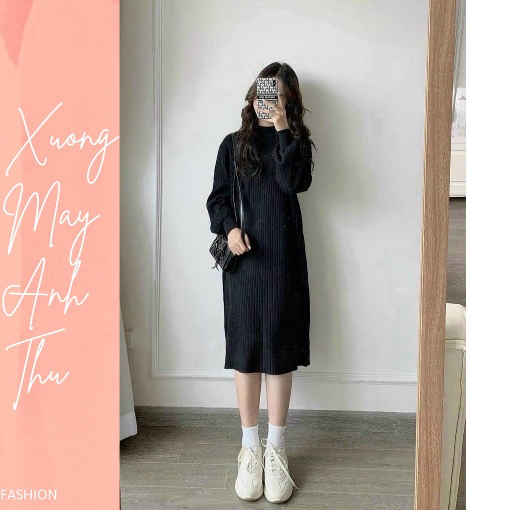 Váy Len Tăm Đầm Len Cổ Lọ Mẫu Siêu Hot mùa Đông Shopee Việt Nam #20 Váy Len Tăm Đầm Len Cổ Lọ Mẫu Siêu Hot mùa Đông Shopee Việt Nam
