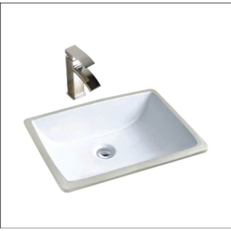 Lavabo sứ bán âm, Lavabo sứ dương vành