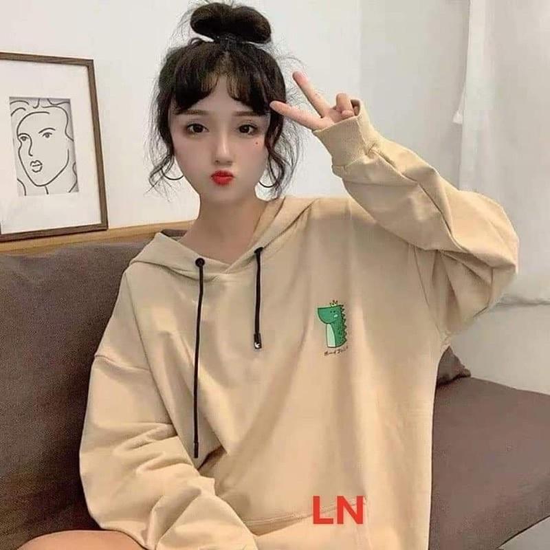 Áo hoodie logo khủng long DA6