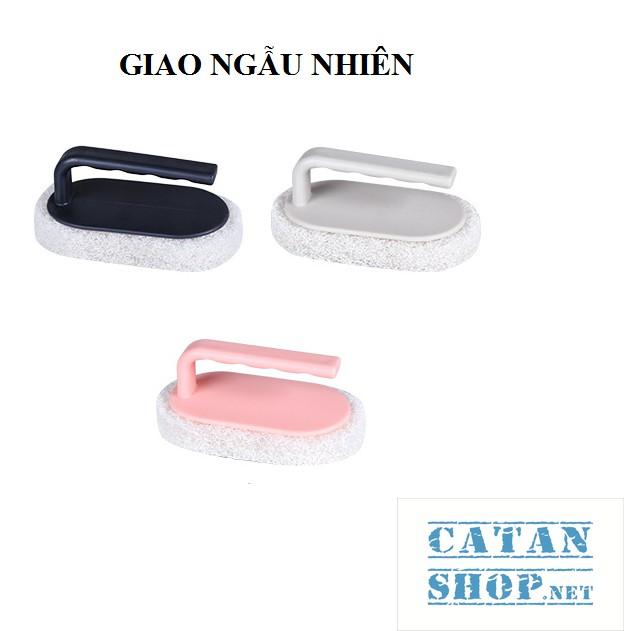 Bàn Chải Chà Cọ Rửa bọt biển, bàn chải Vệ Sinh Nhà Bếp Nhà Tắm Có Tay Cầm Dụng Cụ Lau Chùi Thông Minh GD373-BCBotBien