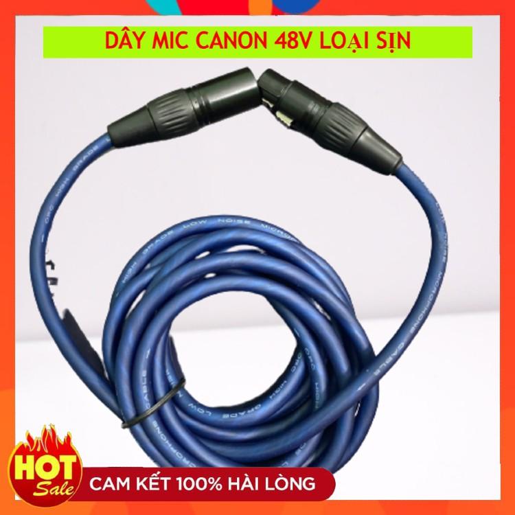 Dây Mic Canon 48V Hàng Loại 1 Chân Jack Cắm Bằng Đồng . Thiết Kế Dây Chắc Chắn , Jack Cắm Cực Chuẩn , Cho Âm Thanh Hay