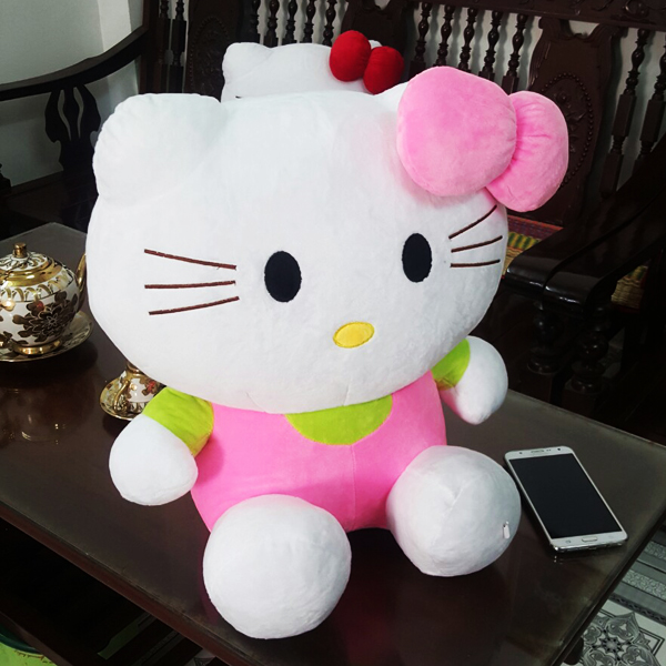 Gấu Bông Mèo Kitty (50 Cm) Gb48 (Màu Hồng)