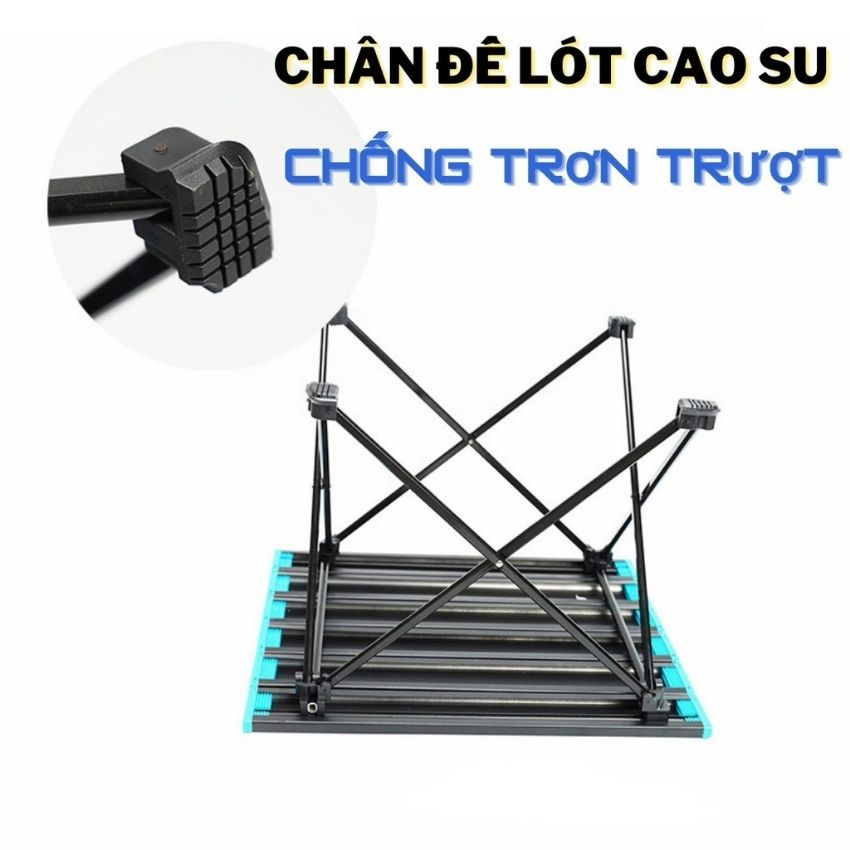 Bàn Nhôm Xếp Gọn Du Lịch Dã Ngoại Cắm Trại Siêu Nhẹ Size S M L