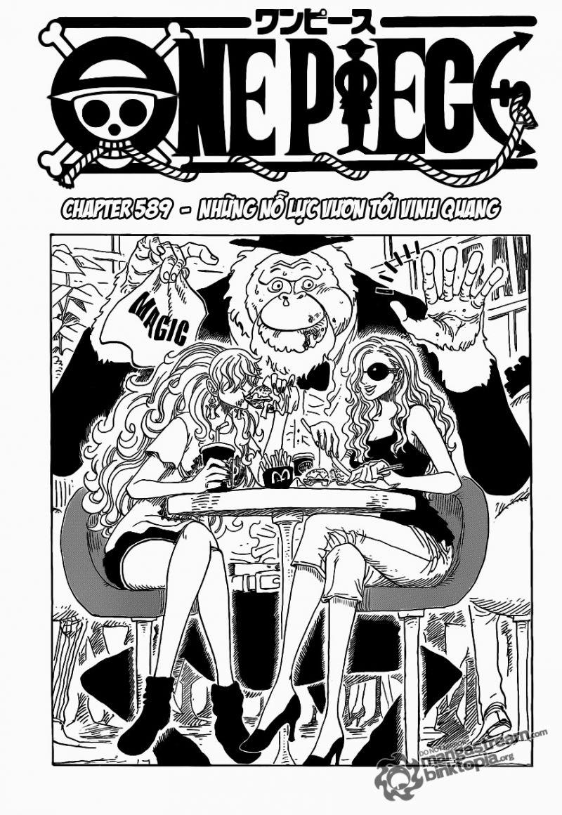 đảo hải tặc - one piece chapter 589 1