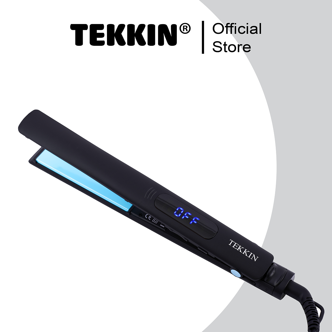 Máy Duỗi Tóc Uốn Tóc 8 Mức Nhiệt TEKKIN TI-615 Gốm Cao Cấp 3 IN 1 Uốn Duỗi Là Làm Tóc Xoăn Thanh Uốn Bằng Gốm Ceramic - Hàng chính hãng