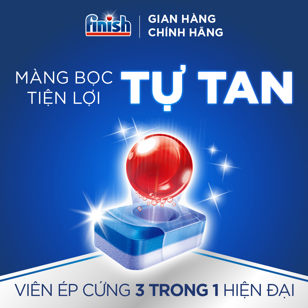 Combo Tiêu Chuẩn: 3 X Túi 30 Viên Nước Rửa Bát All In One Max + Nước Làm Bóng Rinse &amp; Shine Aid + Dung Dịch Tẩy Rửa Máy Rửa Chén Bát.