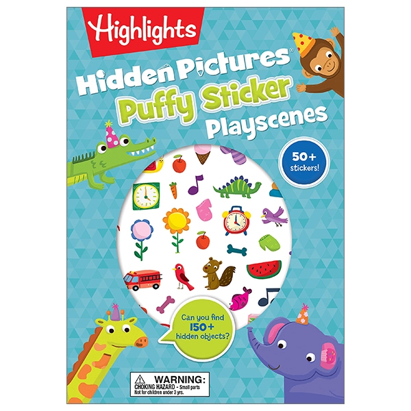 Hidden Pictures Puffy Sticker Playscenes (Highlights Puffy Sticker Playscenes)