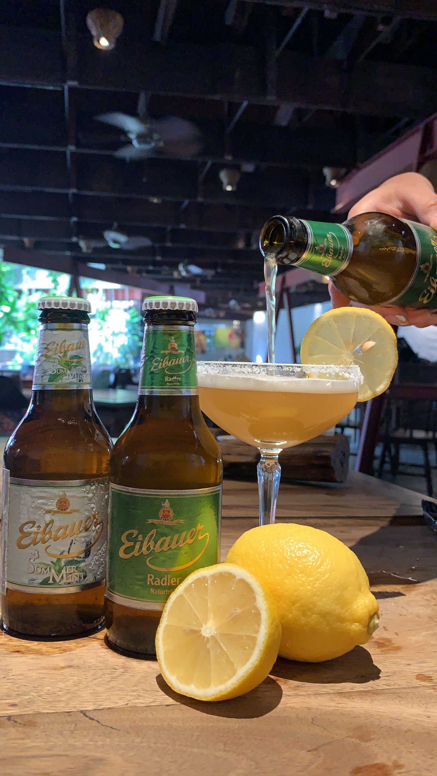 [BIA ĐỨC_SINCE 1810] Thùng 10 Chai Bia Cocktail Đức Thầy Tu EIBAUER RADLER NATURTRUB 2.5 ĐỘ 250Ml/Chai - Hương Vị Trái Cây Ôn Đới - Nhập Khẩu Chính Hãng