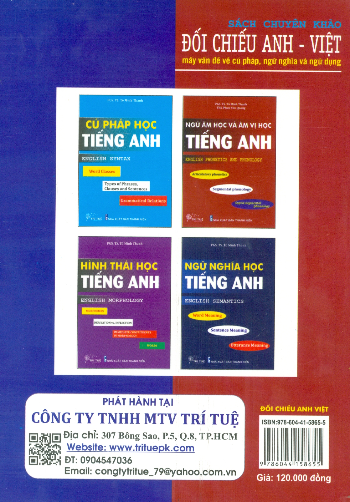 Đối Chiếu Anh - Việt Mấy Vấn Đề Về Cú Pháp, Ngữ Nghĩa Và Ngữ Dụng (Sách chuyên khảo)