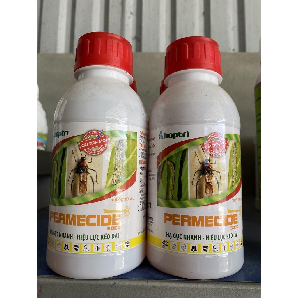 Thuốc trừ sâu PERMECIDE 50EC trừ sạch sâu khoang, sâu cuốn lá, bọ xít