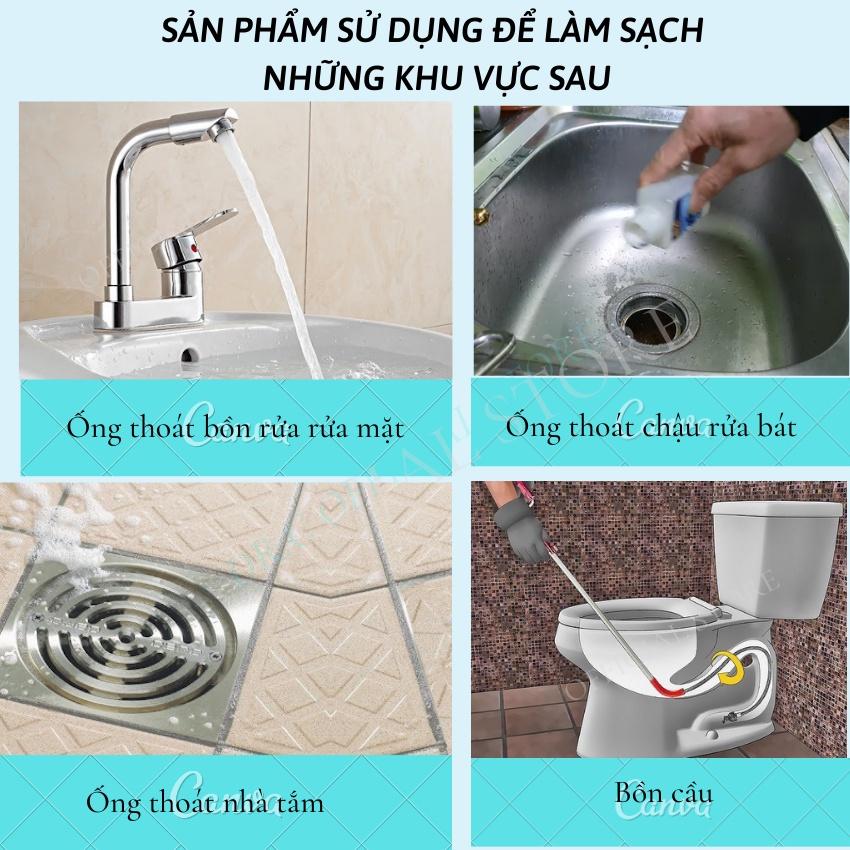 Bột tẩy lồng máy giặt, làm sạch đường ống, cống thoát, chậu rửa, Lavabo DrC - Beeasy 100 gam