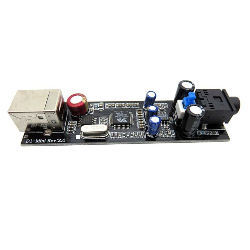 DLHIFI MINI VI1620A HIFI USB DAC Tai nghe AMP Decoder Pc Card âm thanh bên ngoài 24Bit 96kHz Bass tăng cường cho bộ khuếch đại