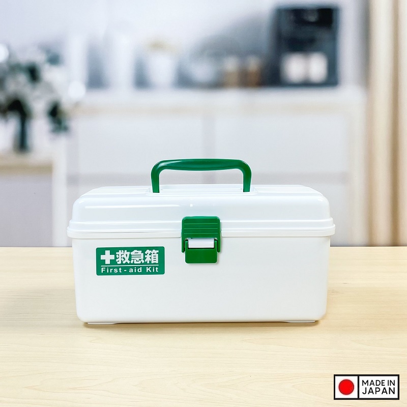 Hộp đựng thuốc & dụng cụ y tế Fudo Giken, thiết kế làm 2 ngăn dễ dàng phân chia đồ - nội địa Nhật Bản