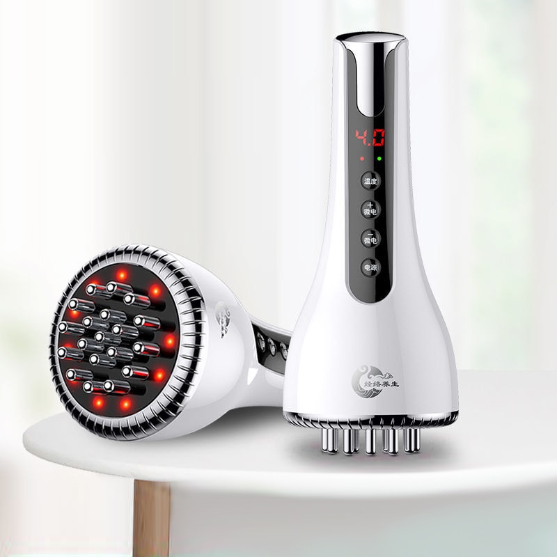 Máy mát xa cầm tay, bàn chải kinh tuyến điện tử Electric Meridian Massage Brush Ai Kangying