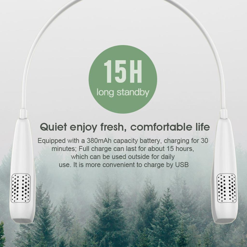 Air Purifier Personal Wearable Necklace Negative Ionizer Anion Air