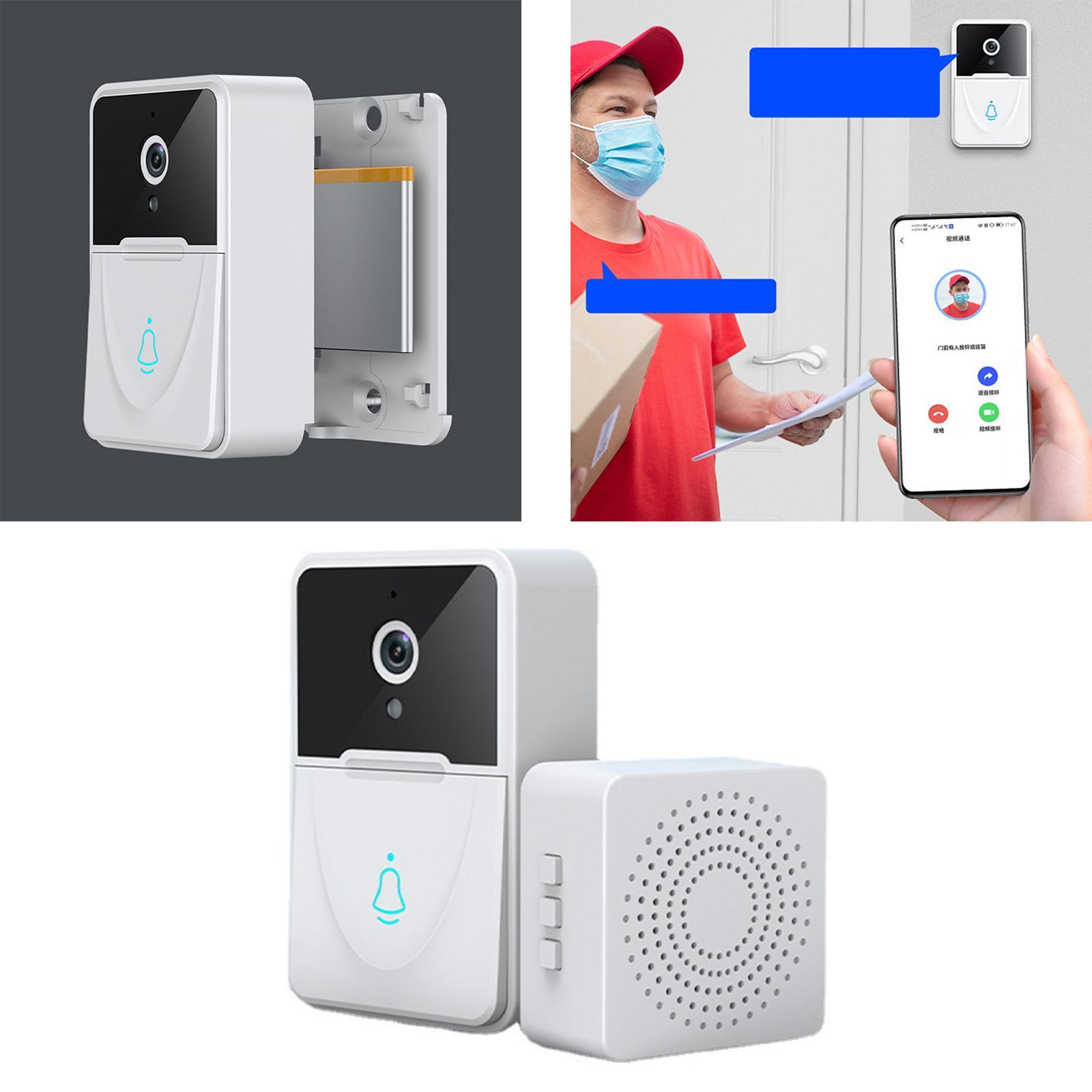Smart Wireless Door Bell WiFi Intercom with Ding Dong Machine Home Hotels