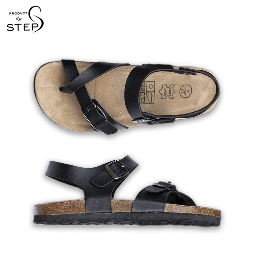 Giày đế trấu Unisex da tổng hợp Quai xỏ ngón (size 35-45)