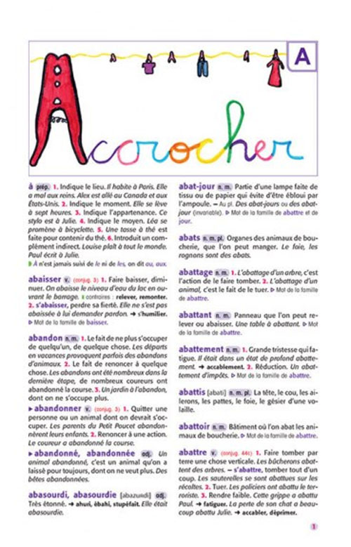 Từ điển tiếng Pháp: Dictionnaire Le Robert Junior illustré - 7/11 ans - CE-CM-6e ( từ 7 đến 11 tuổi có hình minh họa)