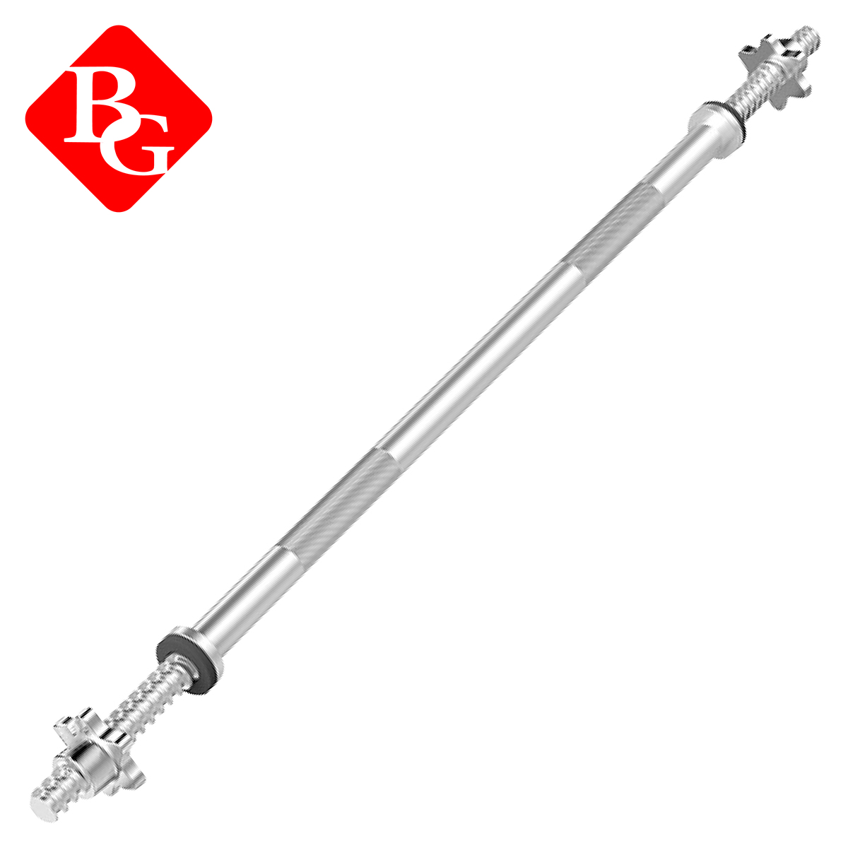 Đòn tạ, thanh đòn dài 1m8 - phi 25 1INCH - đòn tạ đặc mạ inox sáng bóng
