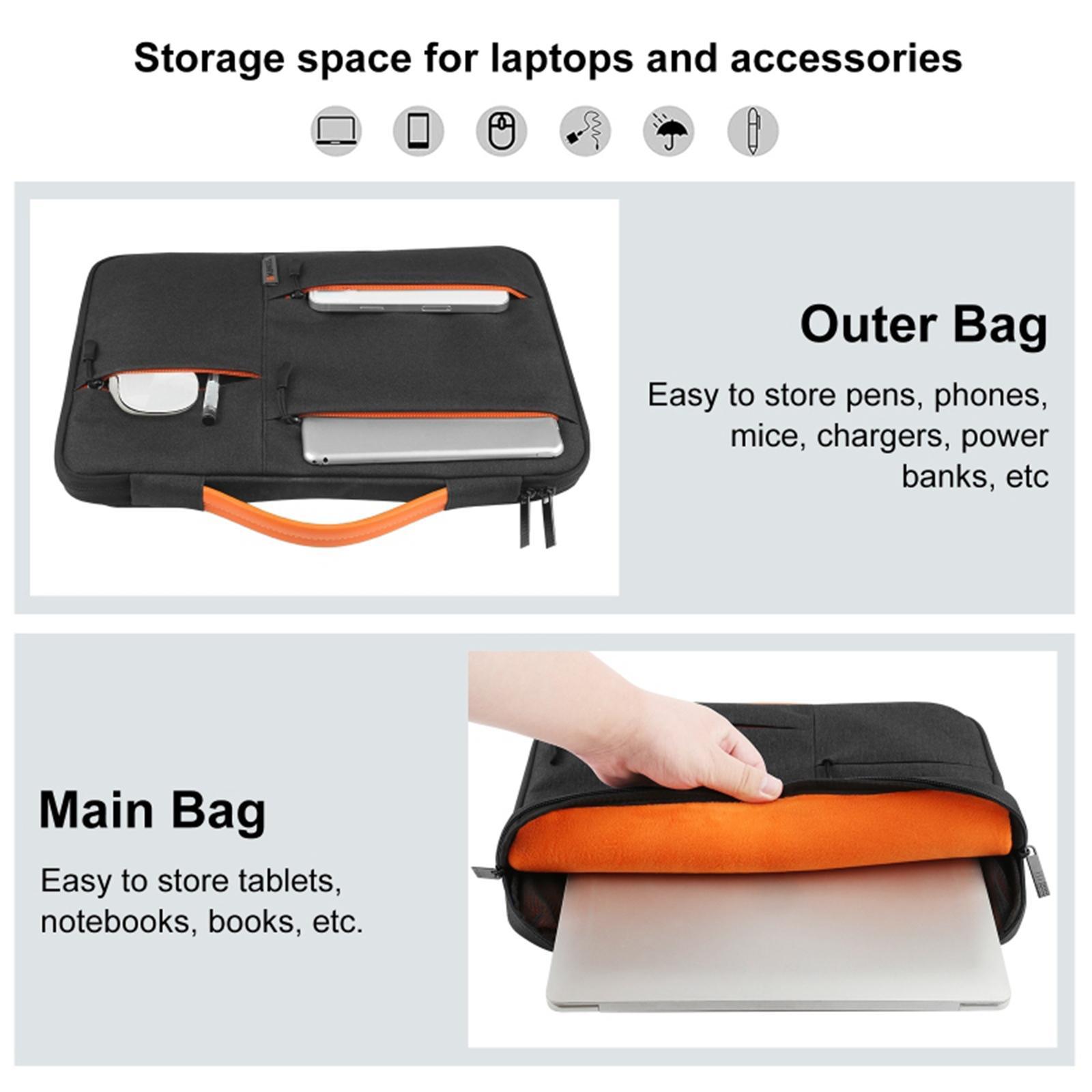 Laptop Sleeve Bag Notebook Bag Computer Carrying Case Protective Bag for Men 13