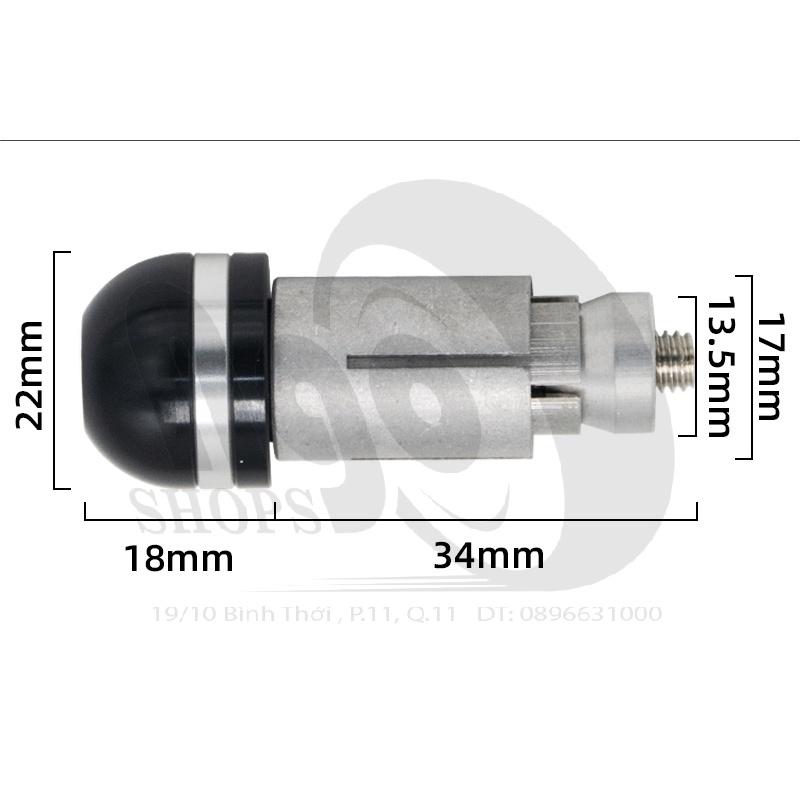 Gù tay lái cnc , gù ghi đông , gù trang trí tay lái, gù tay lái , gù ghi đông 22mm