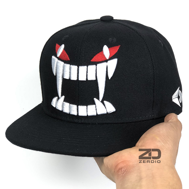 Mũ lưỡi trai hiphop, mũ snapback nam nữ cá tính SN91 màu đen