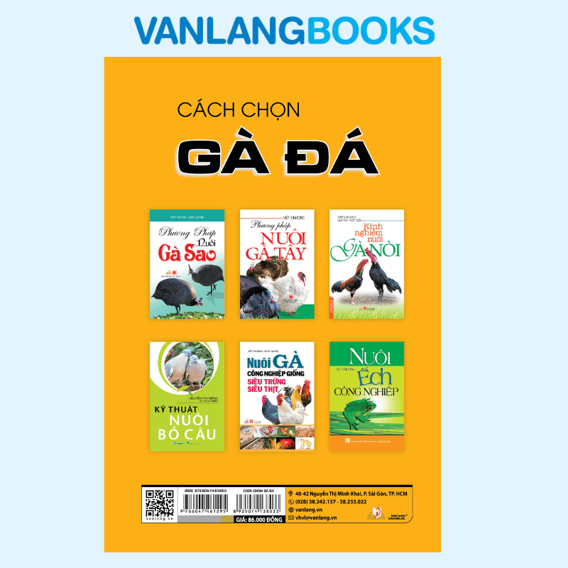 Sách Cách Chọn Gà Đá - Tái Bản 2025 - Vanlangbooks