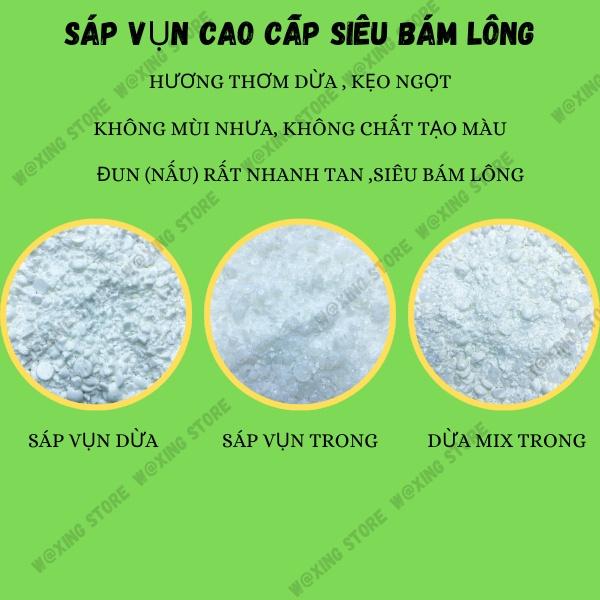 (Hũ 200G,300G,400G Sáp Vụn Nấu Siêu Nhanh) Sáp Wax Lông Nóng Dạng Vụn Nhuyễn Siêu Bám Lông