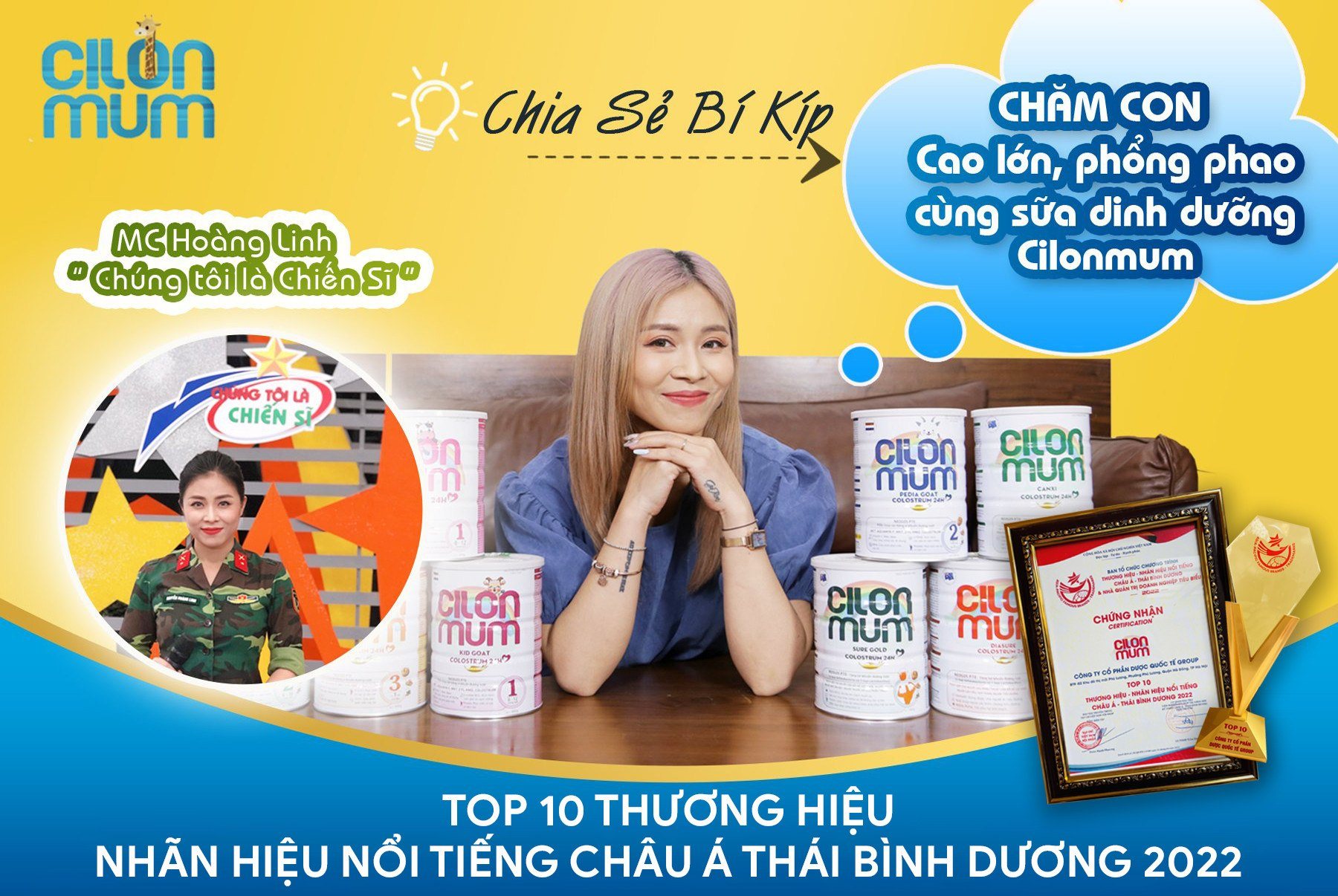 Sữa Mẹ Bầu CILONMUM For Mum Colostrum 24h dành cho phụ nữ mang thai và cho con bú